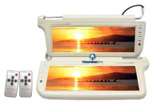  Vision Sunvisors Monitor TFT LCD TV Screen Flip Down Sun Visors