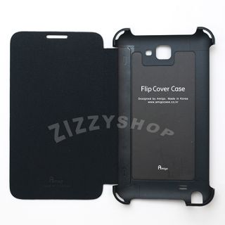 Samsung Galaxy Note Amigo Flip Cover Case PU Synthetic Leather Black