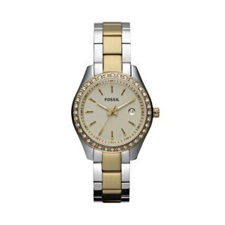 Fossil Womens Stella Mini Stainless Steel Watch – Two Tone ES3106