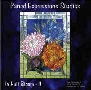 Stained Glass Pattern CD in Full Bloom II Flower Floral