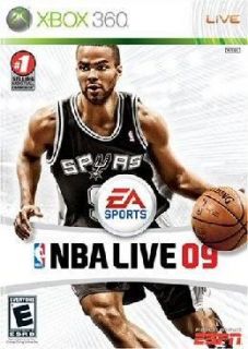 NBA Basketball Live 09 2009 FIBA Xbox 360 New SEALED 014633155846