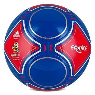 adidas Euro 2012 France Edt Soccer Ball Brand New Royal Blue/ Red Size