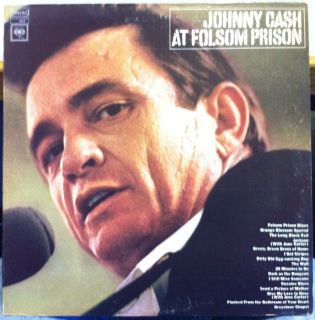 Johnny Cash Folsom Prison LP VG CS 9639 Vinyl 1968 Record 2nd Press