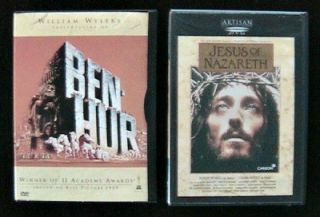  Nazareth 2 DVDs William Wyler Charlton Heston Franco Zeffirelli