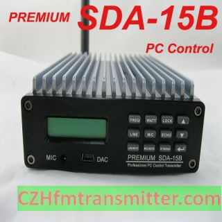  SDA15B PC Control FM Transmitter Broadcast Radio Station
