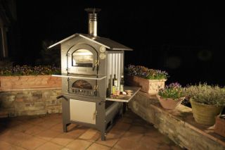 Fontana Forni Wood Burning Outdoor Oven Log Fired Fiorni Italian Pizza