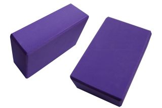 Pcs Purple Yoga Block Light Durable Foam 9x 6x 3