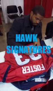 Arian Foster Signed Red Authentic Houston Texans Jersey JSA COA