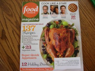 Food Network Magazine Issue November 2011, Vol. 4, Number 9