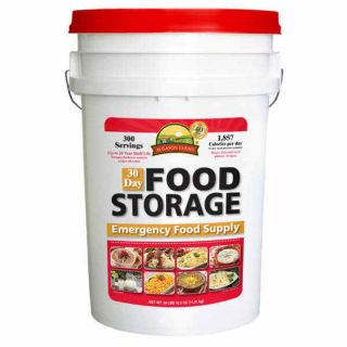 Augason Farms 30 Day Food Storage Emergency Supply Survival Bucket 300