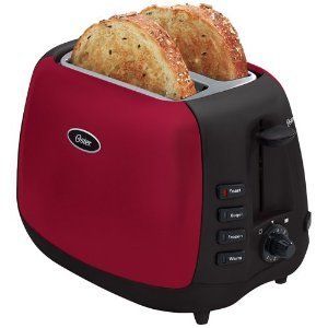 Oster 6307 Inspire 2 Slice Toaster Red New