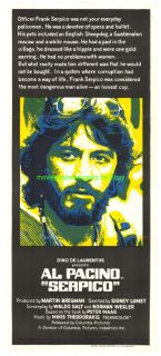 Serpico Movie Poster 1975 Al Pacino Australian Daybill