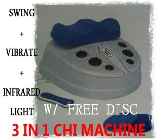 Use the Chi Machine for only 15 minutes per day, you can properly
