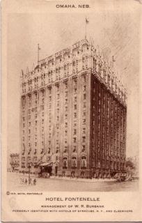 1916 Vintage Hotel Fontenelle Omaha NE
