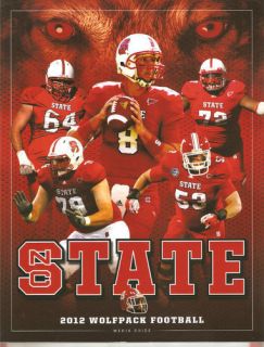2012 North Carolina State Univ Football Media Guide