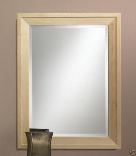 Maple Framed Bathroom Vanity Decorative Mirror New 530