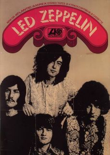  Zeppelin First Album Promotional Poster