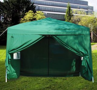 10 x 10 Easy Set Pop Up Party Tent Canopy Gazebo Grn