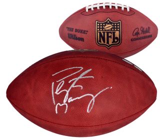 Peyton Manning Autographed Football NFL Game Ball Steiner Sports