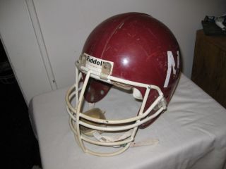 Used Riddell Football Helmet and Facemask