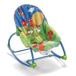 Fisher Price Infant to Toddler Rocker Swing Chair Calming Vibrations