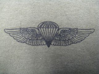 USMC Force Recon T Shirt Expert Parachute Badge T Shirt