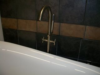  Nickel Free Standing Modern Bathtub Faucet Filler Clawfoot Tubs