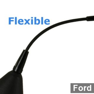 Black Short Stubby Aerial Antenna Mast Fit Most Ford