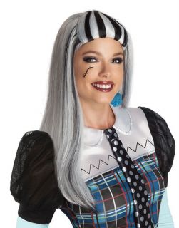 Monster High Gray Black Punk Long Frankie Stein Child Halloween