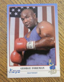 George Forman 1991 KAYO SAMPLE SUPER RARE #000