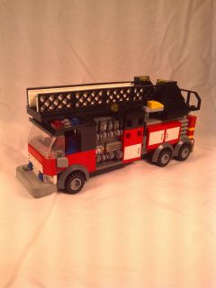  Lego Town City Custom Ladder Fire Truck