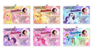 My Little Pony friendship is magic Custom Birthday Party invitations