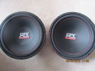  MTX Audio 12 inch Subwoofers