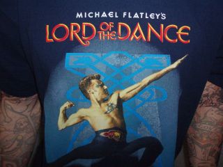 Lord of The Dance Shirt Michael Flatley Irish Step XL