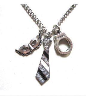  Fifty Shades of Grey Necklace Pendant Freed Darker Book Cover