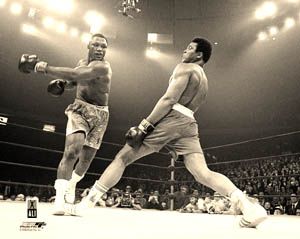 Muhammad Ali vs Joe Frazier I 3 8 1971 Classic Boxing Poster Print