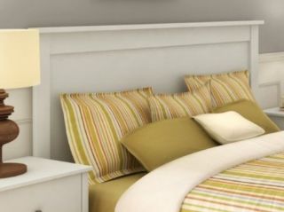 White Headboard for Full Size Double Bed New  Modern