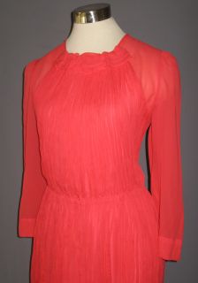 10 FRENCH CONNECTION Frenchie Pink Silk Dare to Dream Dress FCUK