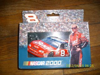 Dale Earnhardt Jr NASCAR 2000 Collectible Tin and Playing Cards New