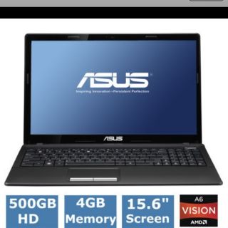 BRAND ASUS X53Z RS64 Laptop HD 4GB 1 4 GHz 500GB 15 6 Quad Core webcam