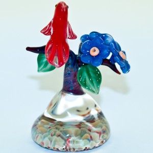 Art Glass Roger Child Red Cardinal Special Sale