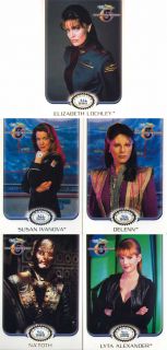 Babylon 5 Women of Babylon 5 Archive Limited Edition 5 Card Set 714