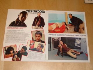 Le Faucon Francis Huster French Film Movie Program 1983