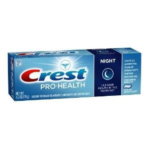 Set of 3 Crest Pro Health Night Toothpaste Clean Night Mint 4 2 Oz