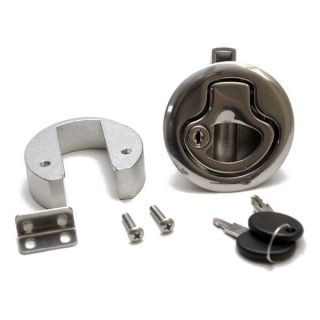  Chrome Plated Boat Stainless Steel Flush Pull Locking Latch