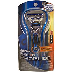 Gillette Fusion Proglide Power with Face Scrub 4 Cartridge Razor w 1