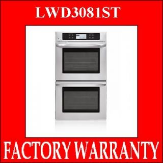 LG Double Wall Oven LWD3081ST Built In Convection Stainless Steel