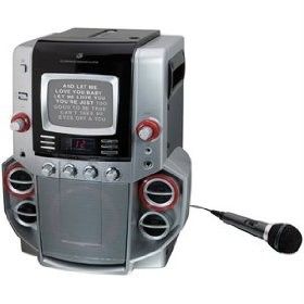 GPX JM258 CD + G KARAOKE MICROPHONE  AUTOMATIC VOICE CONTROL 5 TV