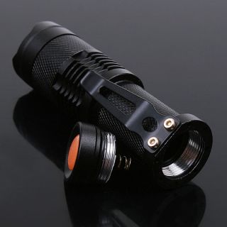 Mini CREE LED Flashlight Torch Adjustable Focus Zoom Light Lamp