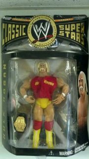 Hulk Hogan WWE Classic Superstars 8 MOC 1985 Belt Variant Red & Yellow